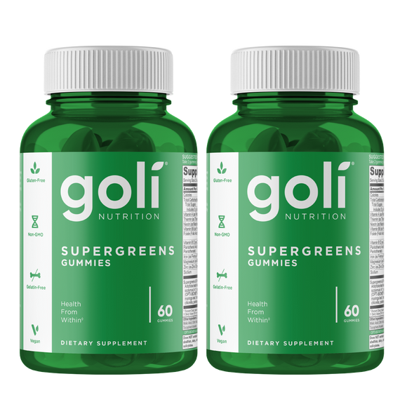Goli Supergreens Duo - 2 Supergreens Bottles