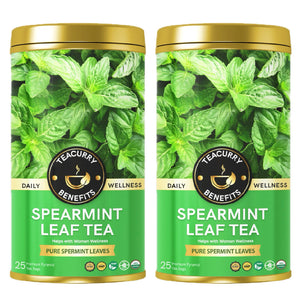 Teacurry Spearmint Tea (25 Tea Bags) - Duo Pack