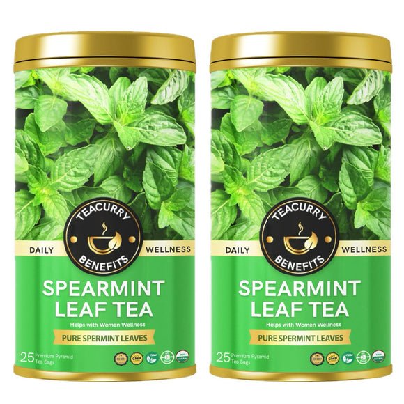 Teacurry Spearmint Tea (25 Tea Bags) - Duo Pack