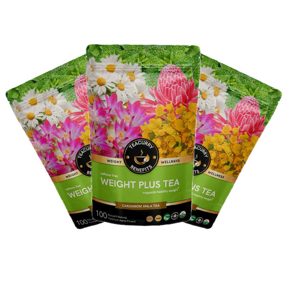 Teacurry Weight Plus Tea (30 Teabags) - Trio Pack